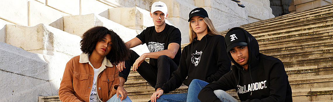 Casquettes noires pour femme