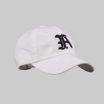 Full Initials Logo ★ embroidered white cap