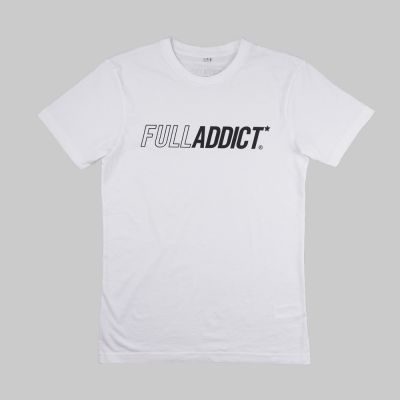 Full Name Logo ★ printed white T shirt